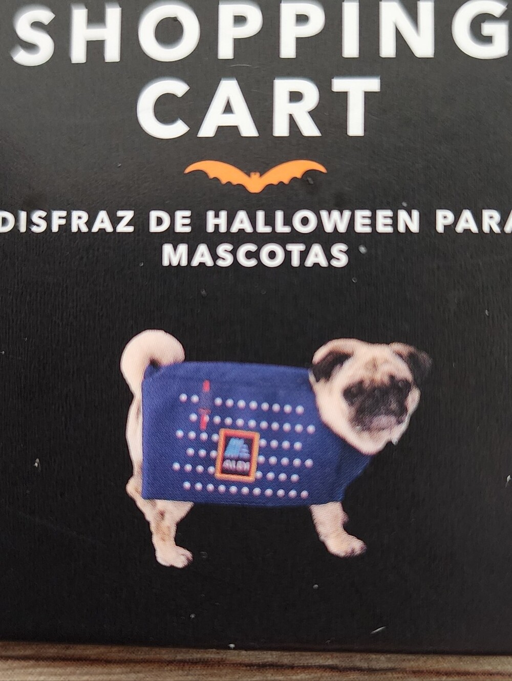 Aldi Shopping Cart Pet Costume Size S